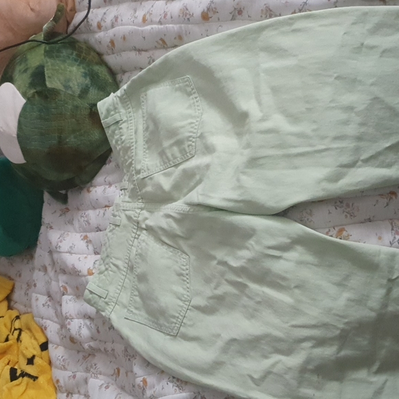 Mint green size 12 brand Talbots skinny jeans - Picture 2 of 2